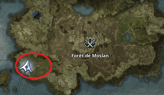 Carte spot alternatif Forêt de Moslan